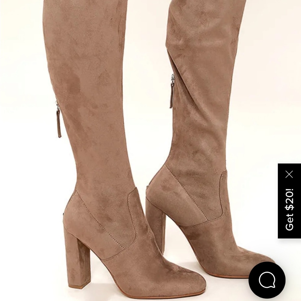 Steve Madden Suede Knee High Boots